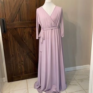 Pinkblush Lavender Maternity Wrap Dress Size 1XL